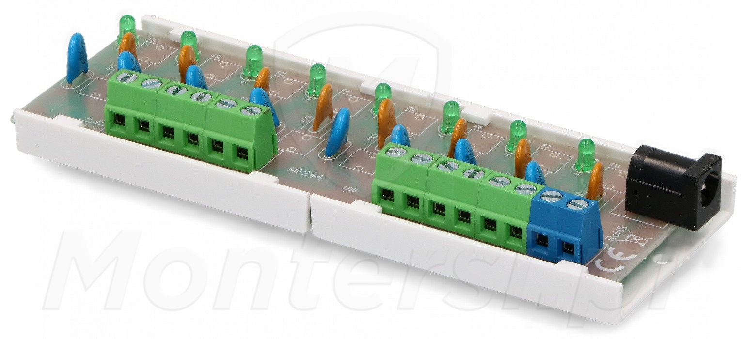 AWZ578 - Moduł bezpiecznikowy, 8x PTC