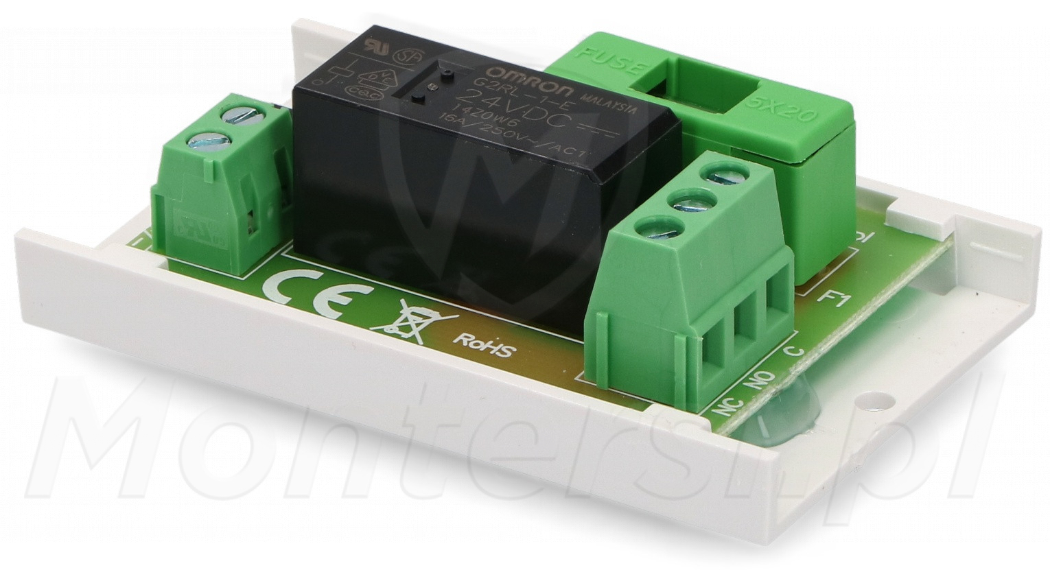 AWZ517 - Moduł przekaźnikowy 1x 24V/6A AWZ517 - Moduł przekaźnikowy 1x 24V/6A