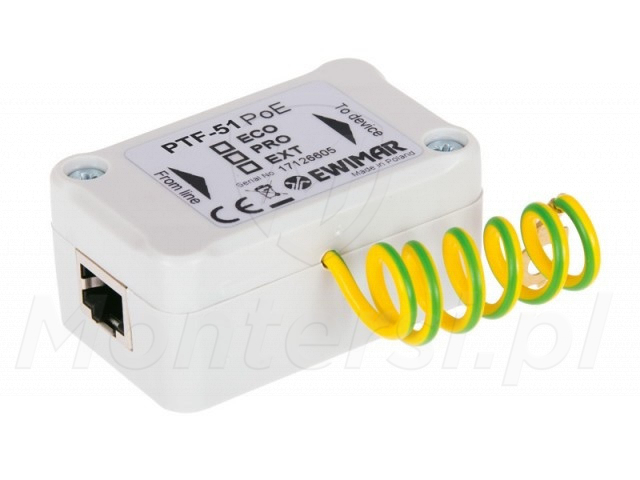 PTF-51-ECO/PoE - Zabezpieczenie przeciwprzepięciowe