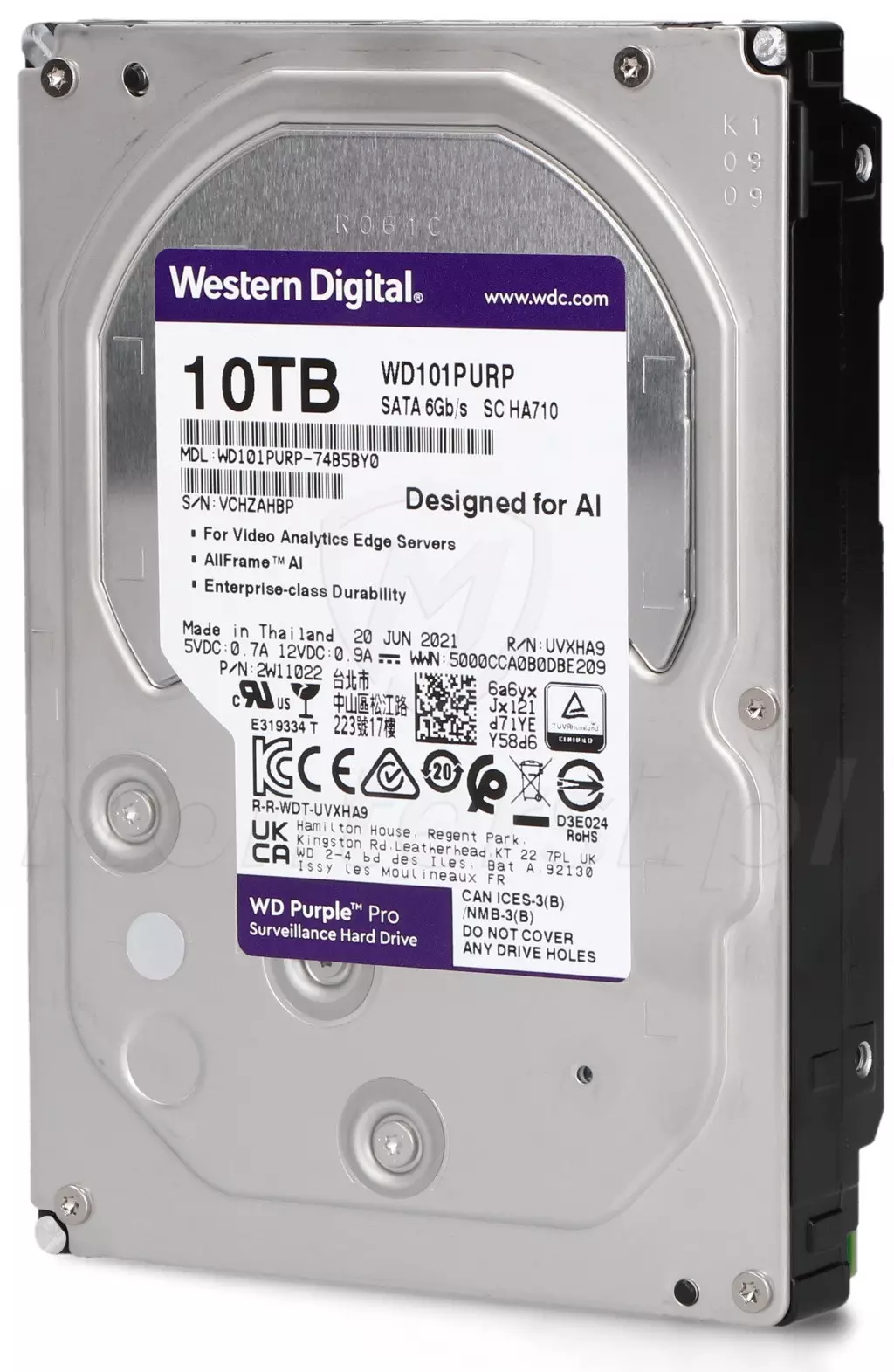Dysk twardy 10 TB WD Purple