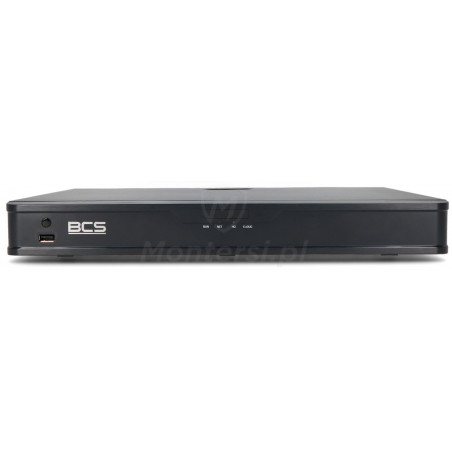 Front rejestratora IP BCS-P-NVR1602-4KE-16P-II