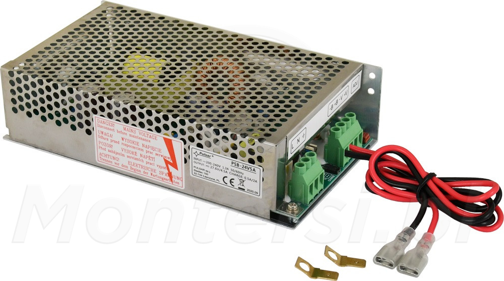 PSB-24V5A - Zasilacz buforowy 27.6 V DC / 5 A PSB-24V5A - Zasilacz buforowy 27.6 V DC / 5 A
