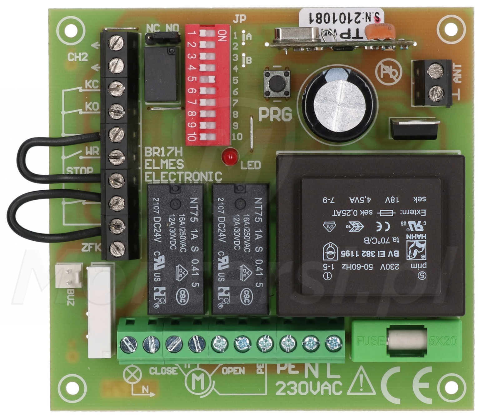 STP - Sterownik do bram z silnikiem 230V AC STP - Sterownik do bram z silnikiem 230V AC