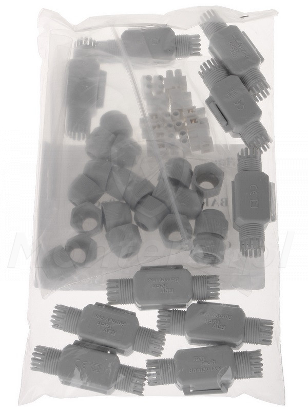 GELBOX BARNEY-MP - Hermetyczna mufa przelotowa, żel uszczelniający, opakowanie 10 szt.