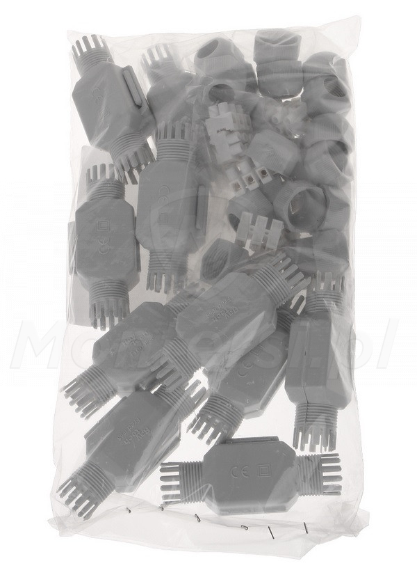 GELBOX FRED-MP - Hermetyczna mufa przelotowa, żel uszczelniający, opakowanie 10 szt.