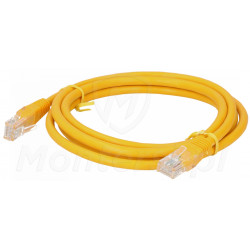 Żółty patchcord UTP 6 dł. 1.5m