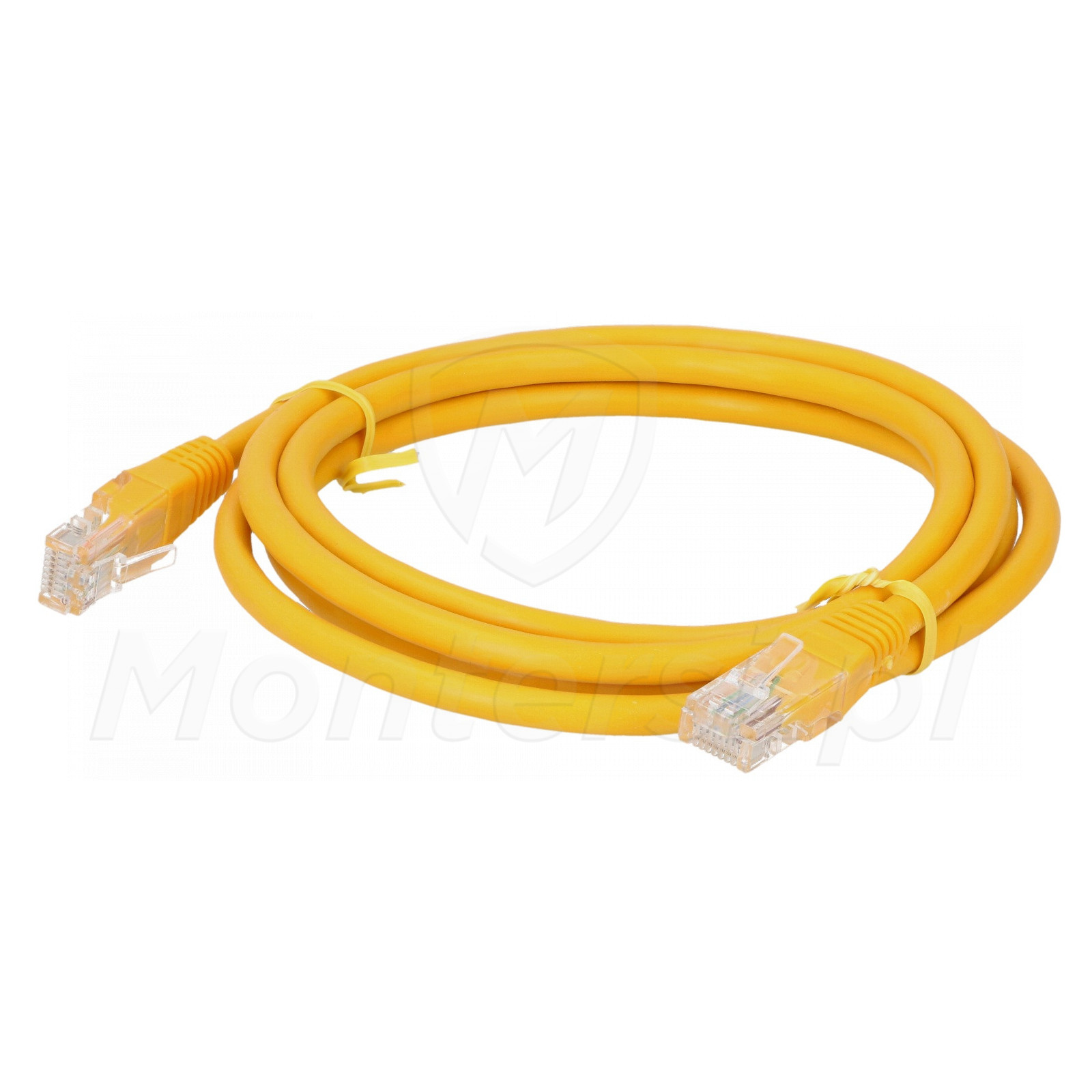 Żółty patchcord UTP 6 dł. 1.5m