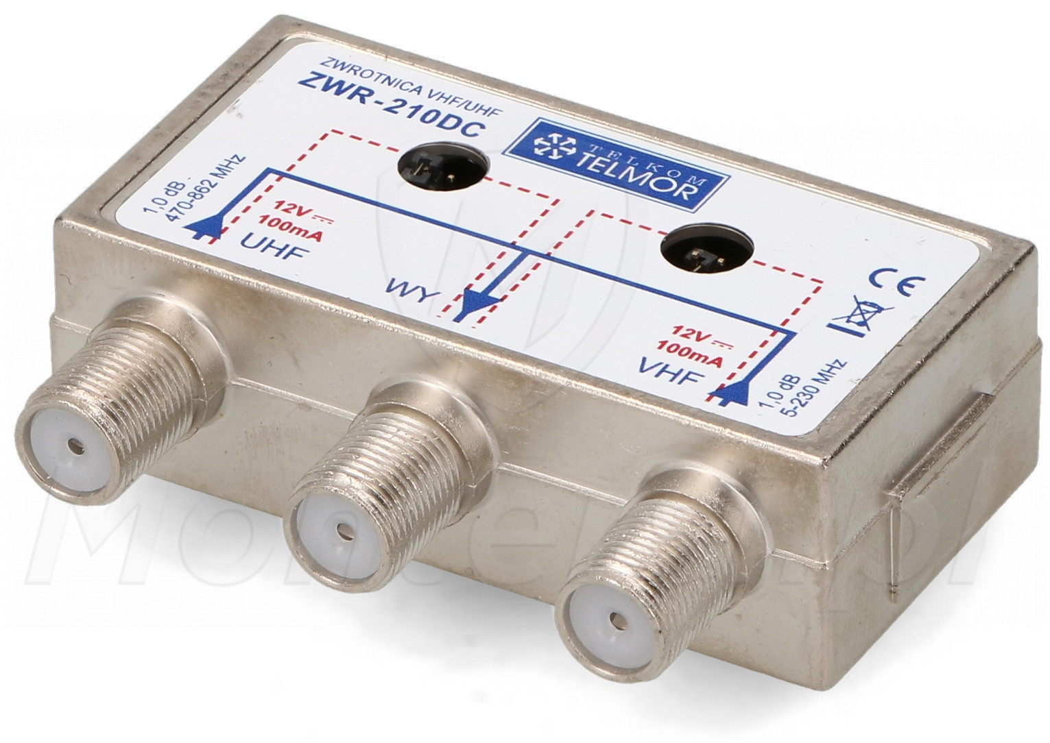 ZWR-210DC - Zwrotnica antenowa VHF - UHF