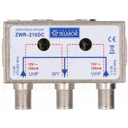 ZWR-210DC - Zwrotnica antenowa VHF - UHF