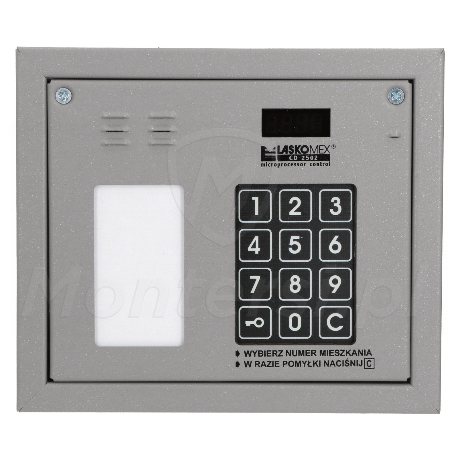 CP-2502NR - Cyfrowy panel domofonowy