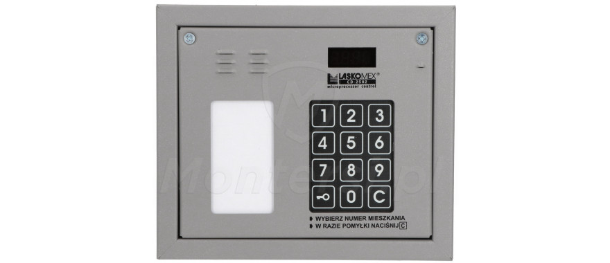 CP-2502NR - Cyfrowy panel domofonowy