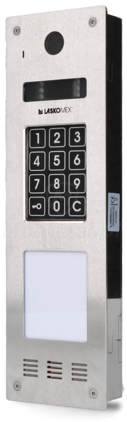 CP-2533NR INOX - Cyfrowy panel bramowy z czytnikiem zbliżeniowym