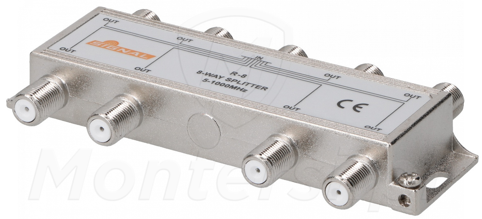 R-8 - Ośmiodrożny rozgałęźnik telewizyjny R-8 - Ośmiodrożny rozgałęźnik telewizyjny