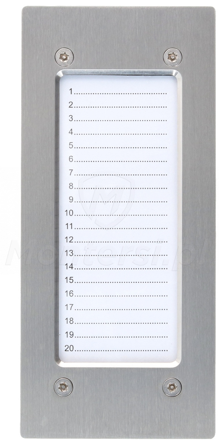 NP-2512 - Moduł listy lokatorów