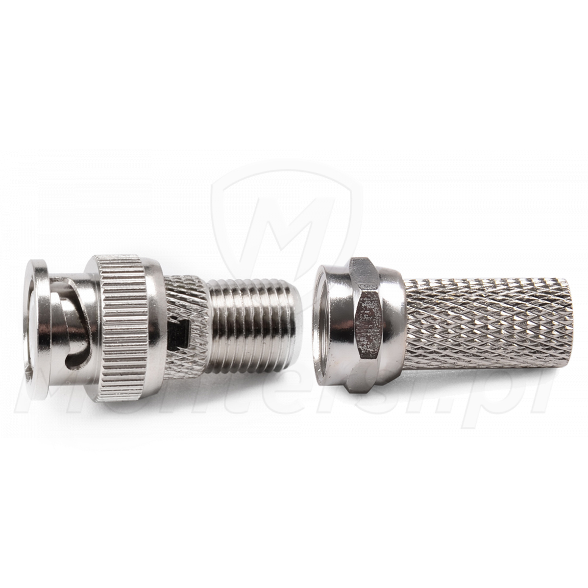 Wtyk BNC-F / wtyk F 22 mm