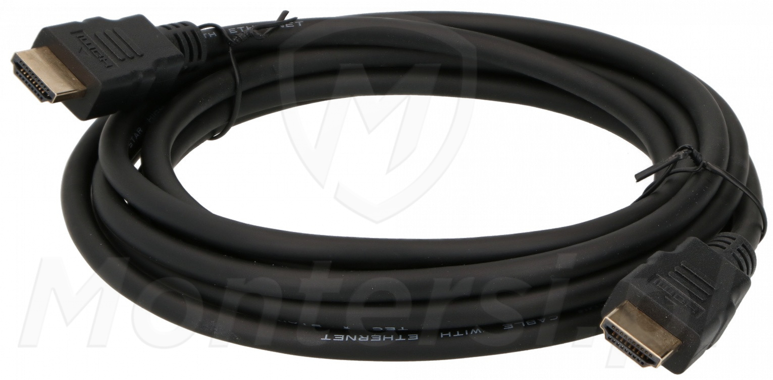 Patchcord HDMI v2.0, dł. 3 m Patchcord HDMI v2.0, dł. 3 m
