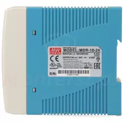 Bok zasilacza 24V DC MDR-10-24