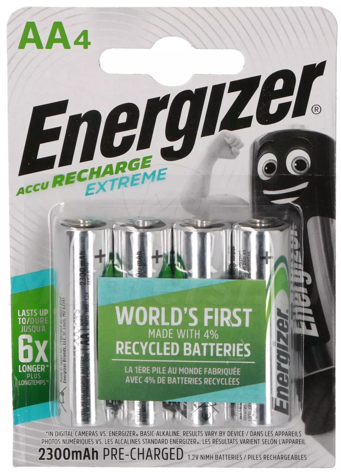 Extreme - Akumulator AA, 1.2 V / 2300 mAh, 4 szt.