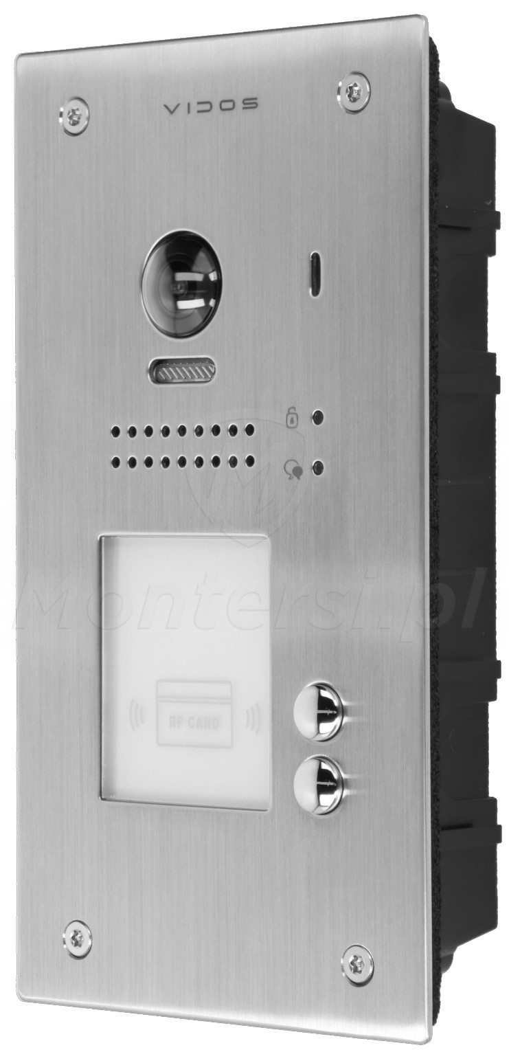 S1202A - 2-abonentowy panel bramowy VIDOS DUO 2Mpx S1202A - 2-abonentowy panel bramowy VIDOS DUO 2Mpx