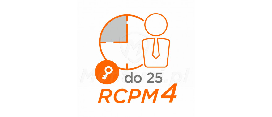 RCPM4-25 - Klucz licencji RCP Master 4, 25 pracowników