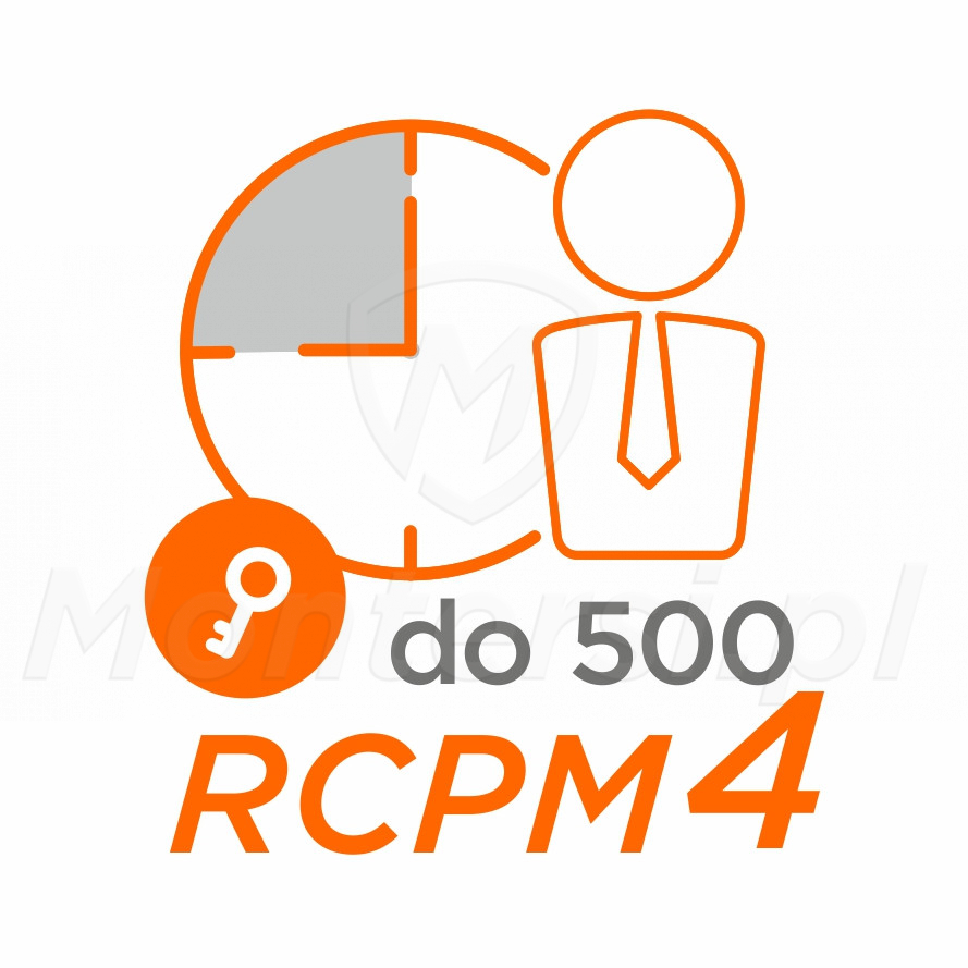 RCPM4-500 - Klucz licencji RCP Master 4, 500 pracowników, 1 stanowisko
