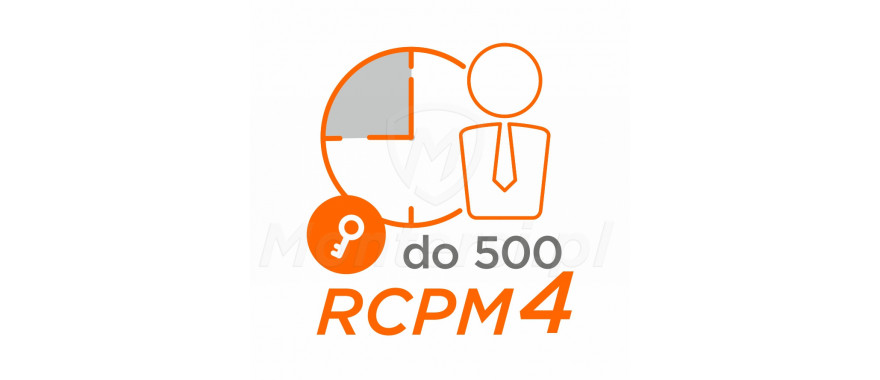 RCPM4-500 - Klucz licencji RCP Master 4, 500 pracowników