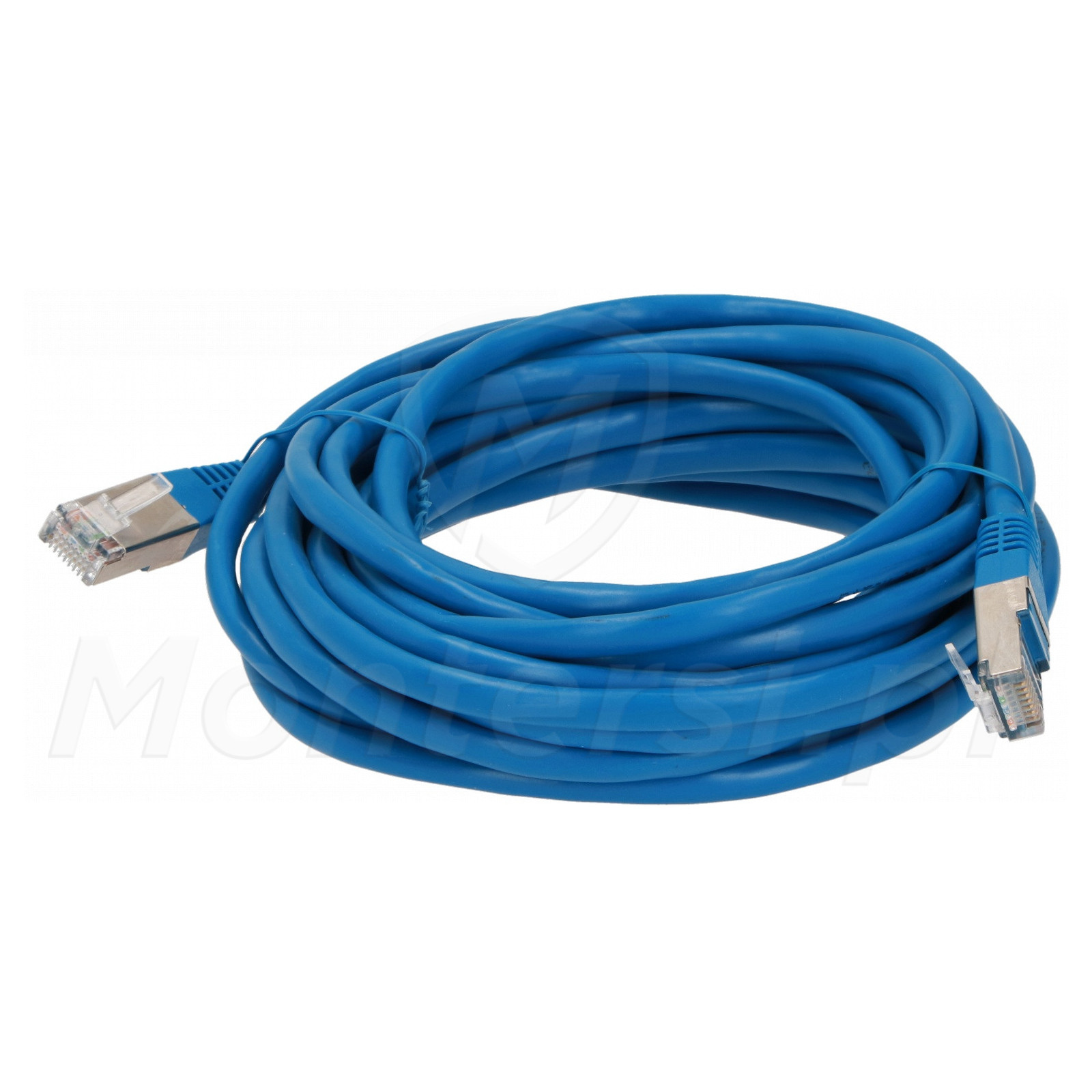 Niebieski patchcord FTP 5e dł. 5 m