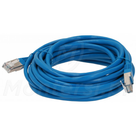 Niebieski patchcord FTP 5e dł. 5 m