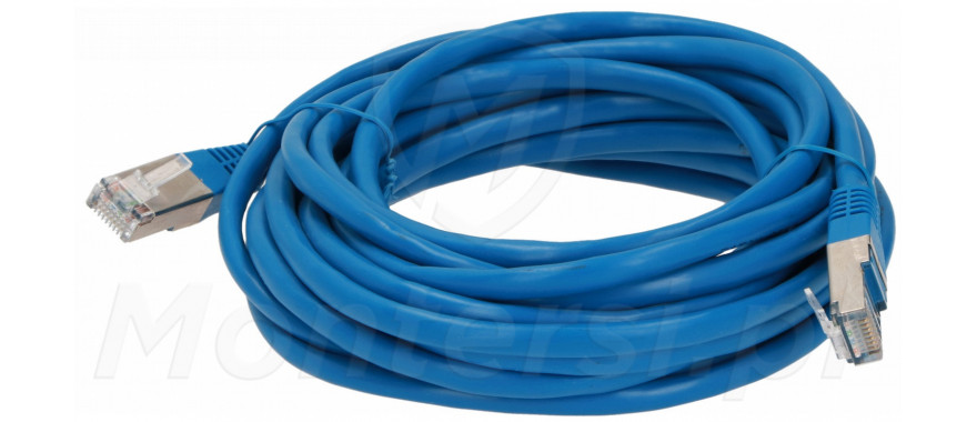 Niebieski patchcord FTP 5e dł. 5 m