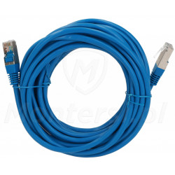 Niebieski przewód połączeniowy FTP 5e, dł. 3 m