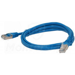 Niebieski patchcord FTP 5e, dł. 1.5m