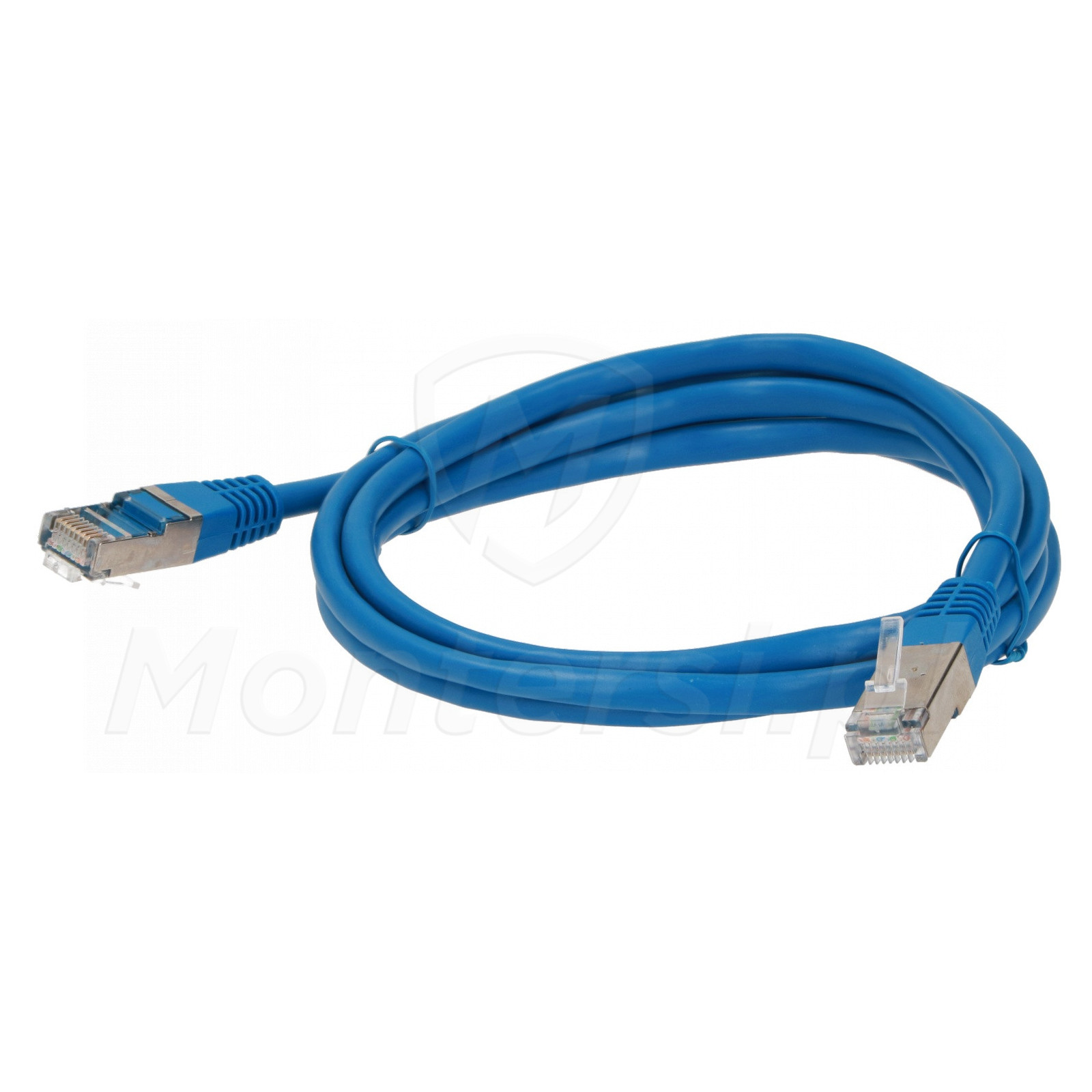 Niebieski patchcord FTP 5e, dł. 1.5m