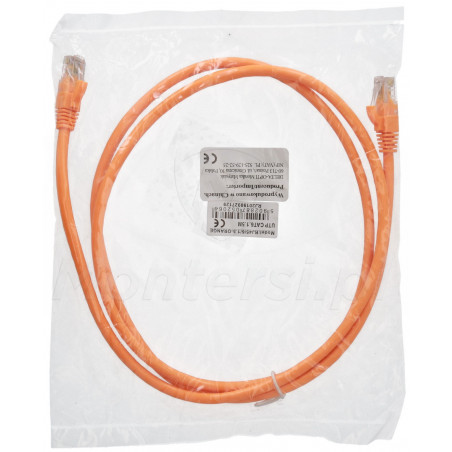 Pomarańczowy patchcord UTP 6 dł. 1.5m