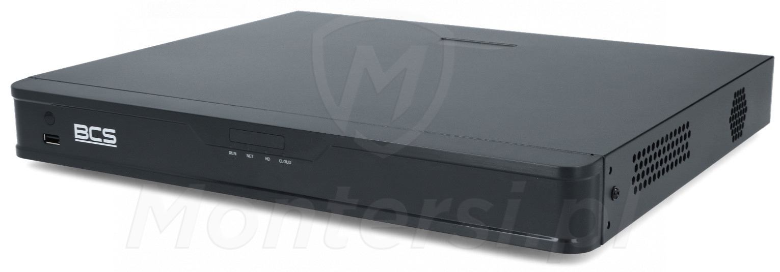 BCS-P-NVR1602-4KE-II - 16-kanałowy rejestrator IP, 8 Mpx, 160 Mb/s, H.265