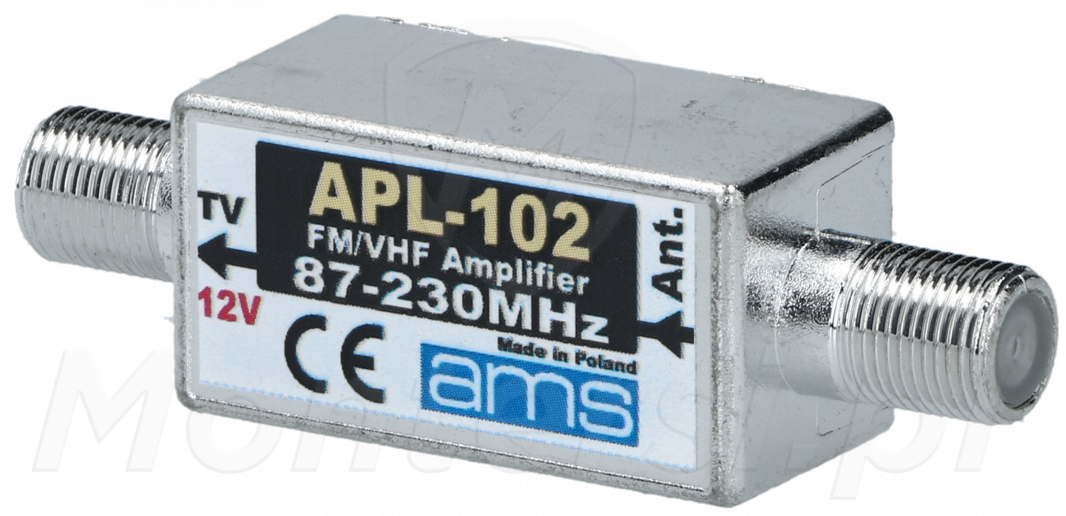 APL-102 25 DB - Wzmacniacz antenowy, ekranowany