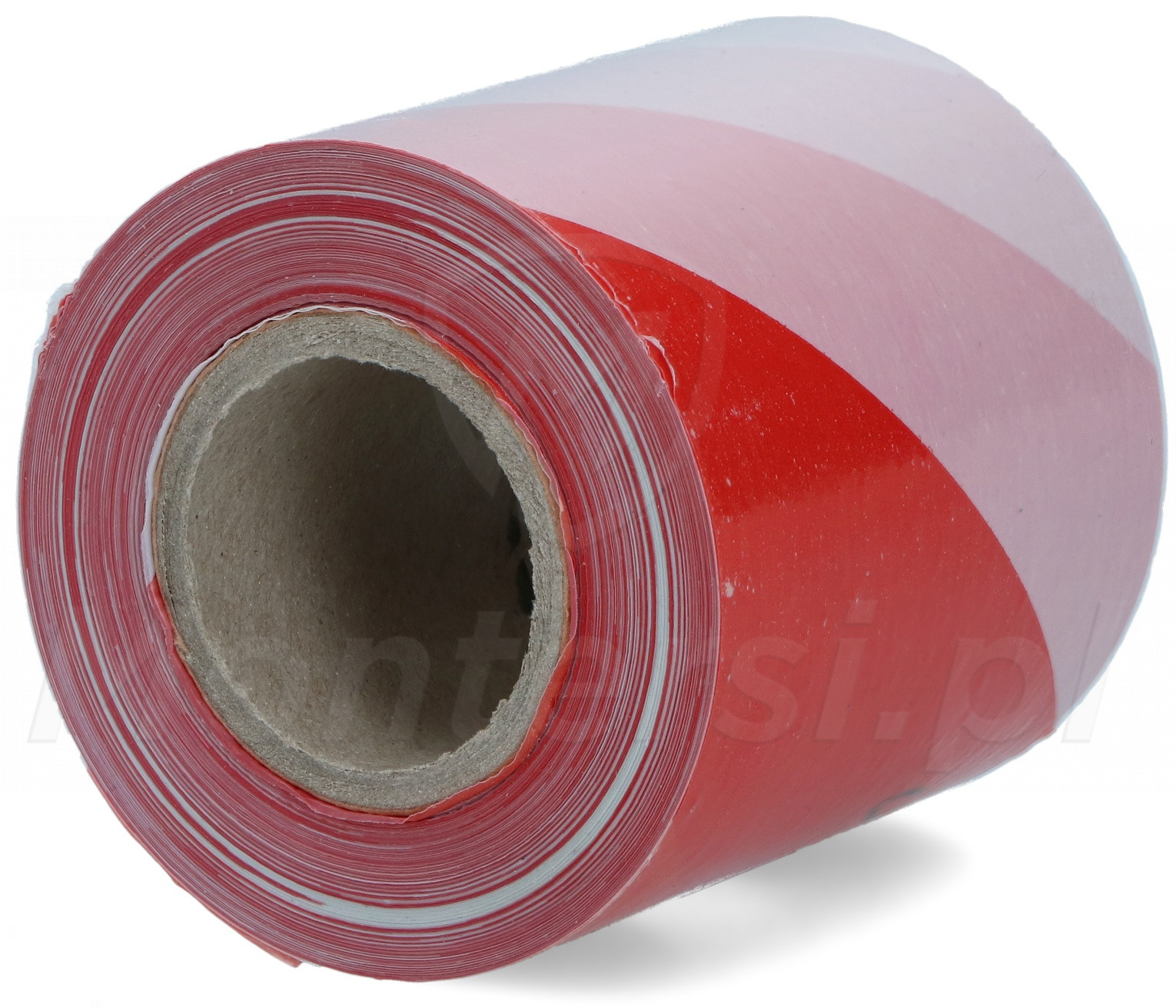 Taśma ostrzegawcza biało-czerwona