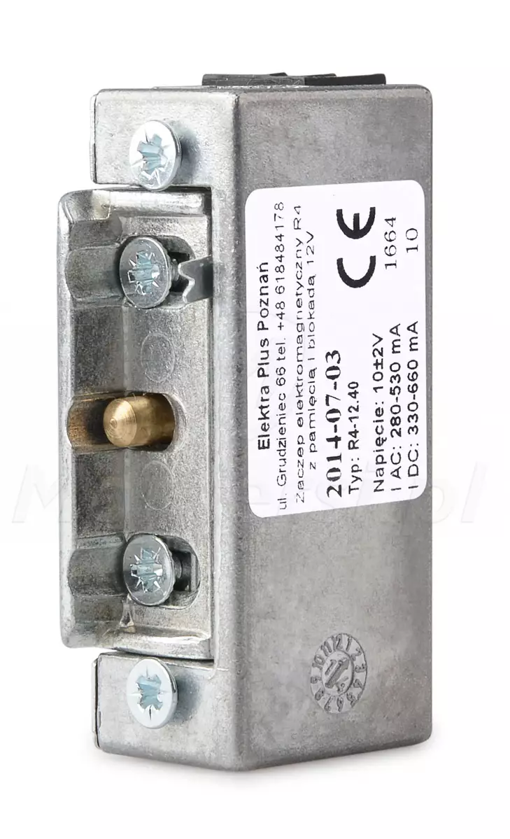 R4 - Elektrozaczep z pamięcią i blokadą