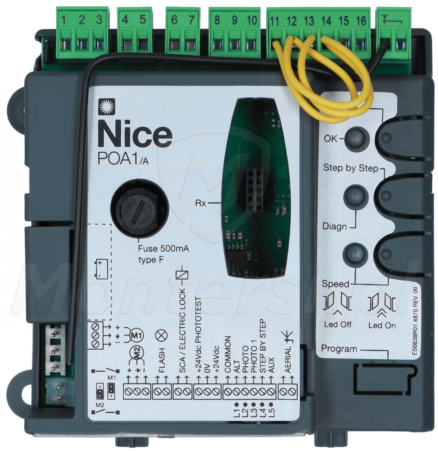 POA1/A - Centrala sterująca Nice do siłownika POP 7024, 7224 POA1/A - Centrala sterująca Nice do siłownika POP 7024, 7224