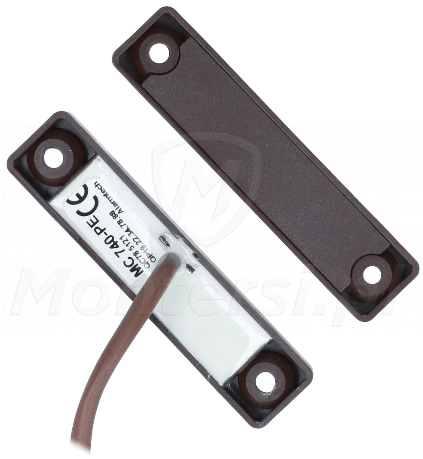 MC-740-PE-B - Czujka magnetyczna, nawierzchniowa, brązowa MC-740-PE-B - Czujka magnetyczna, nawierzchniowa, brązowa