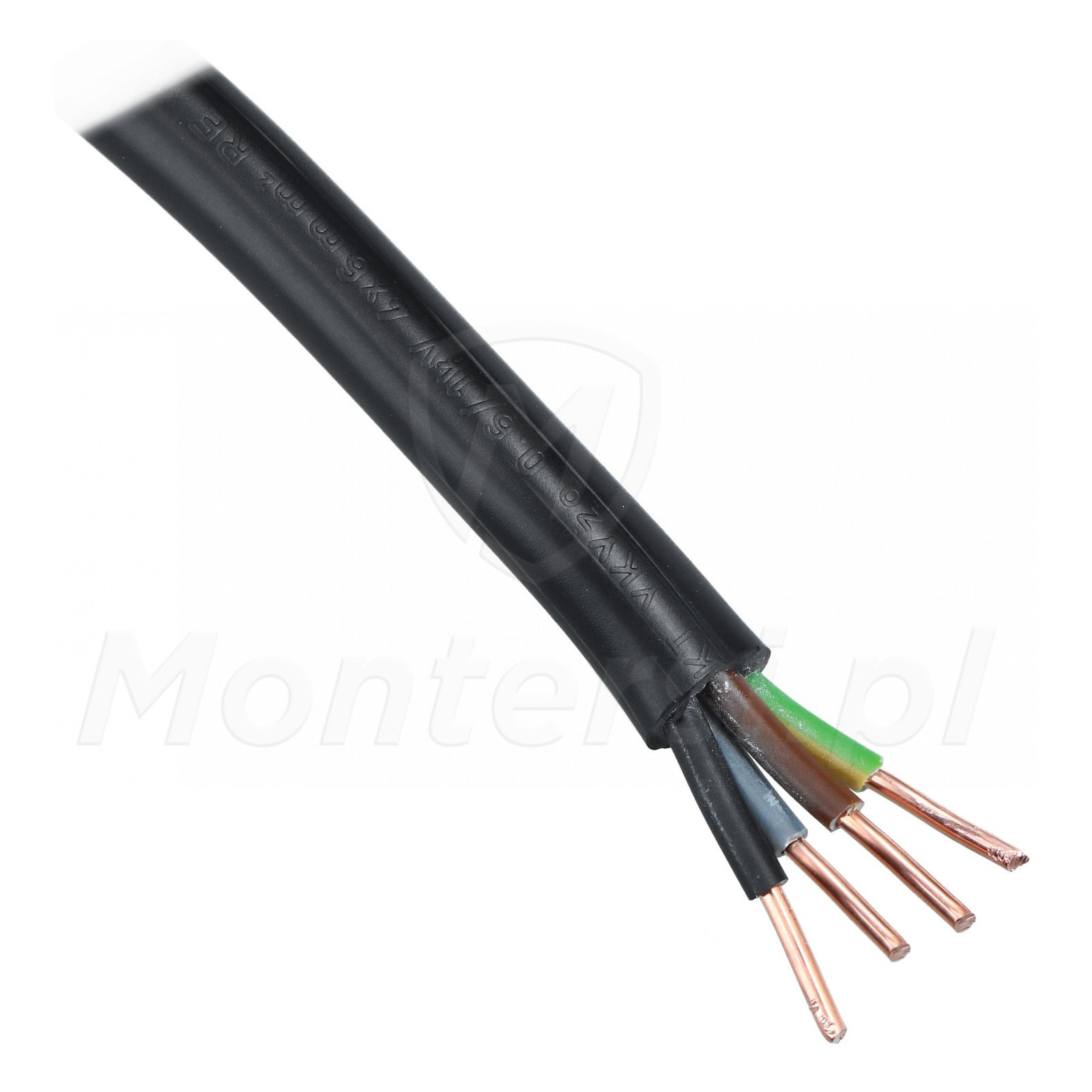 YKY 4x6 żo 0.6/1kV