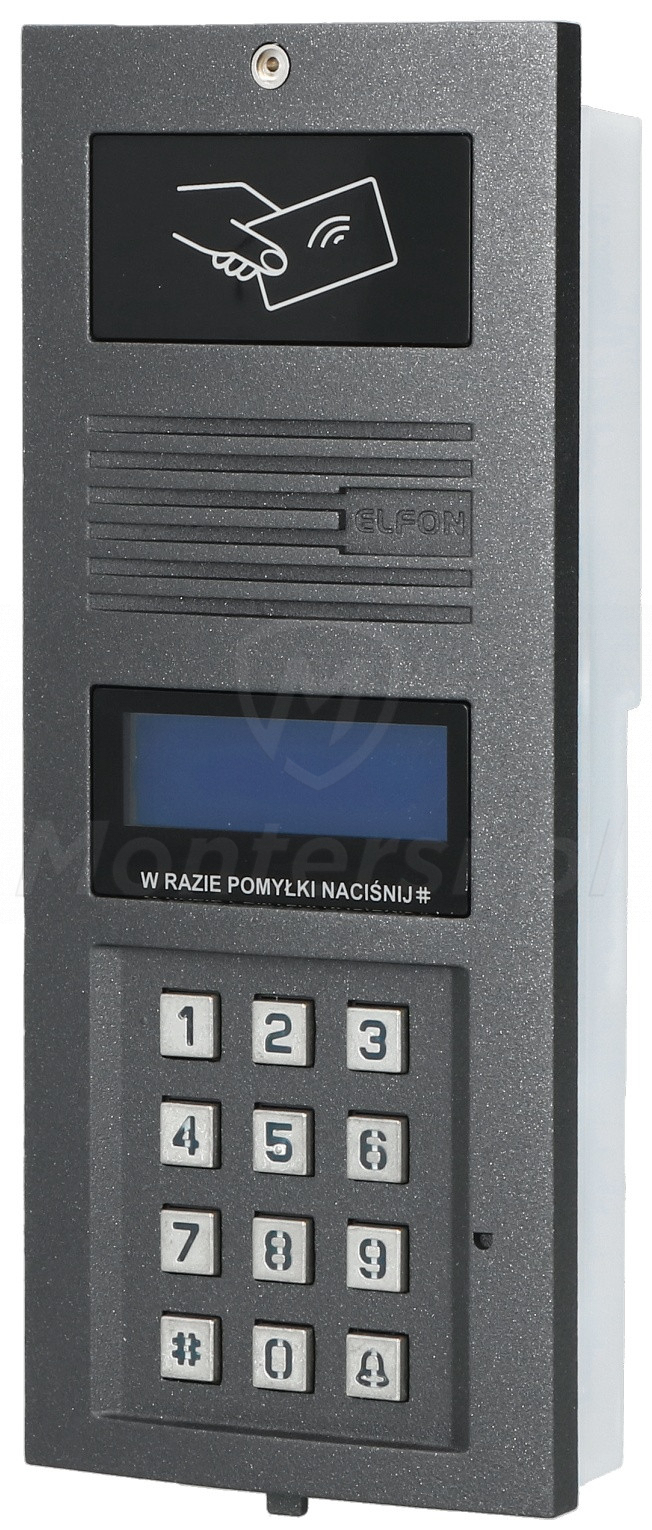 OP-255R-G - Cyfrowy panel bramowy z czytnikiem zbliżeniowym