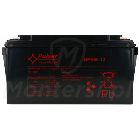 Front akumulatora bezobsługowego HPB65-12
