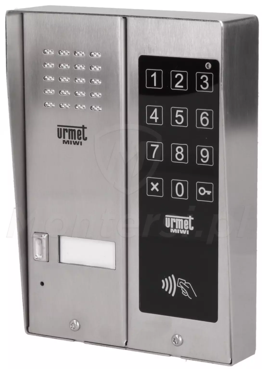 5025/1D-ZK-RF - 1-abonentowy panel bramowy z klawiaturą i RFID