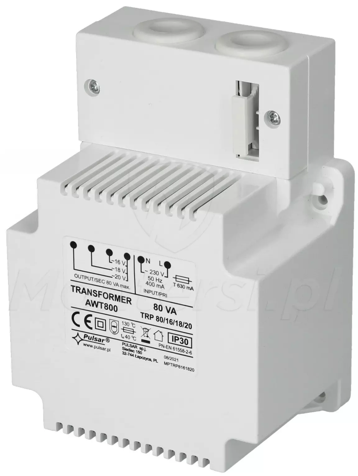 AWT800 - Transformator sieciowy 80VA/16V/18V/20V