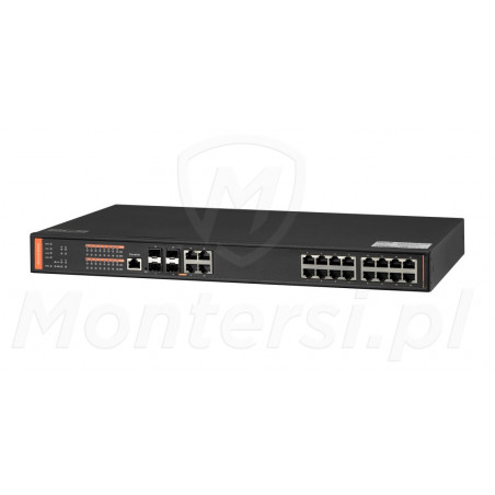 16-portowy switch PoE BCS-SP16G04G-4SFP-M