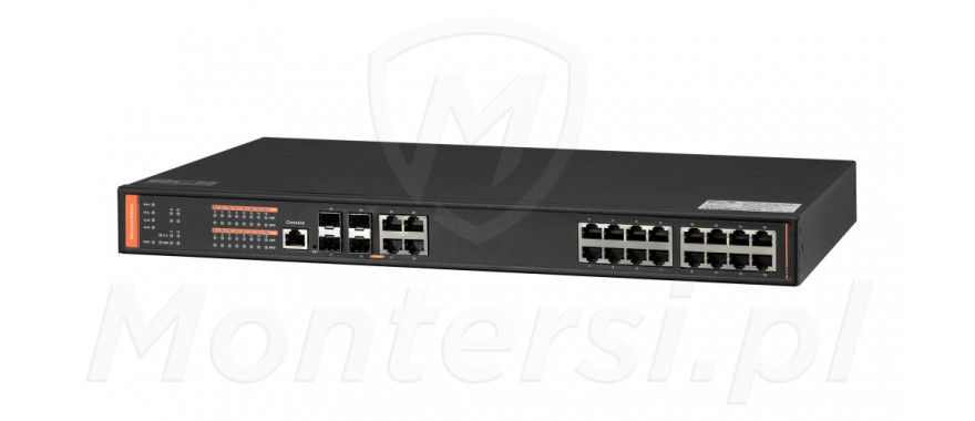 16-portowy switch PoE BCS-SP16G04G-4SFP-M