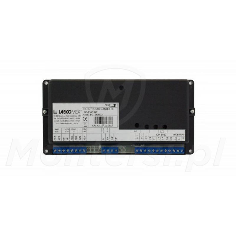 EC-3100R-2 INT - Kaseta elektroniki do systemu Laskomex