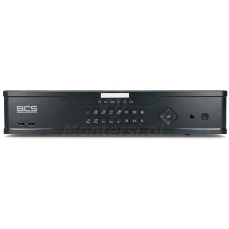 Front rejestratora IP BCS-P-NVR3208R-A-4K-III