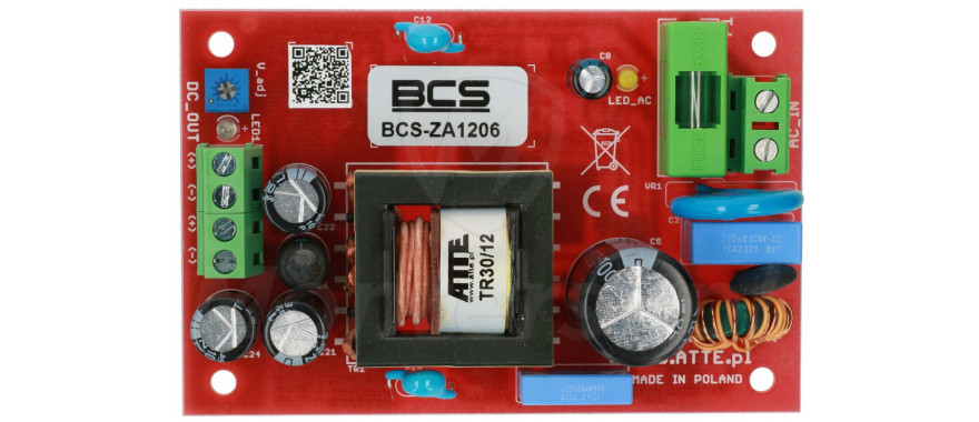 Zasilacz impulsowy BCS-ZA1206