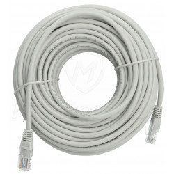 Szary patchcord UTP 5e dł. 20m